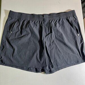 All In Motion 7" Stretch Woven Shorts - 3XL - XXXL Black